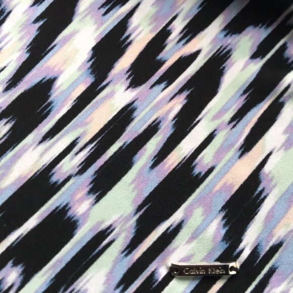 Worn Once! Calvin Klein Pleated Neck Top - Picture 10 of 11